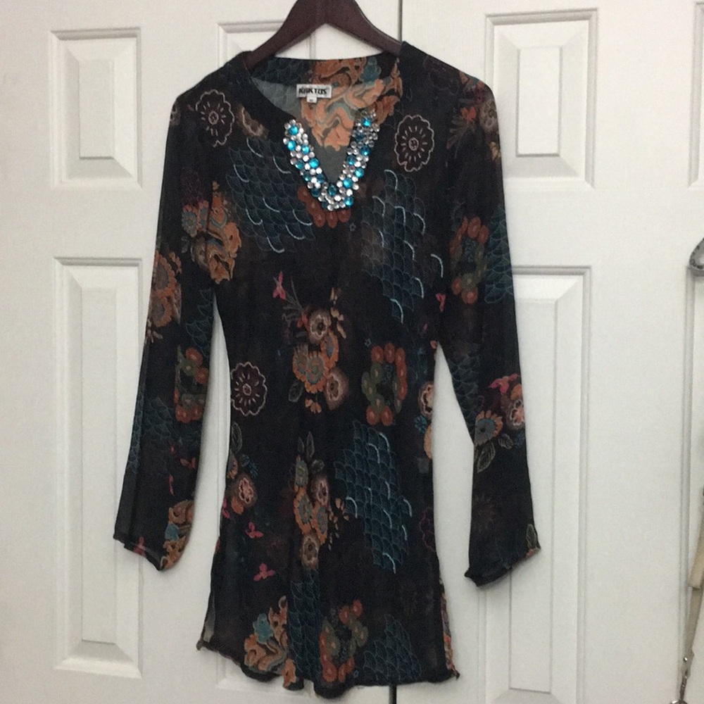 Kaktus Embellisheddresssemisheer